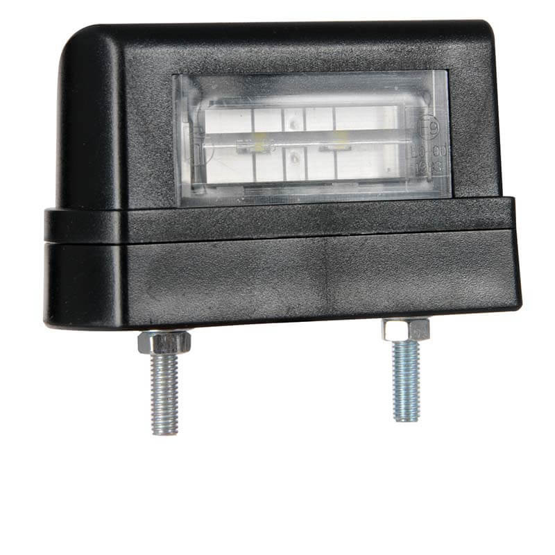 Fristom Kennzeichenleuchte LED 12/24 V 83 x 50 x 30mm 50cm Kabel 45mm  CE, ECE-R10 / R7 / R4 weiß Fristom Kennzeichenleuchte LED 12/24 V 83 x 50 x 30mm 50cm Kabel 45mm  CE, ECE-R10 / R7 / R4 weiß