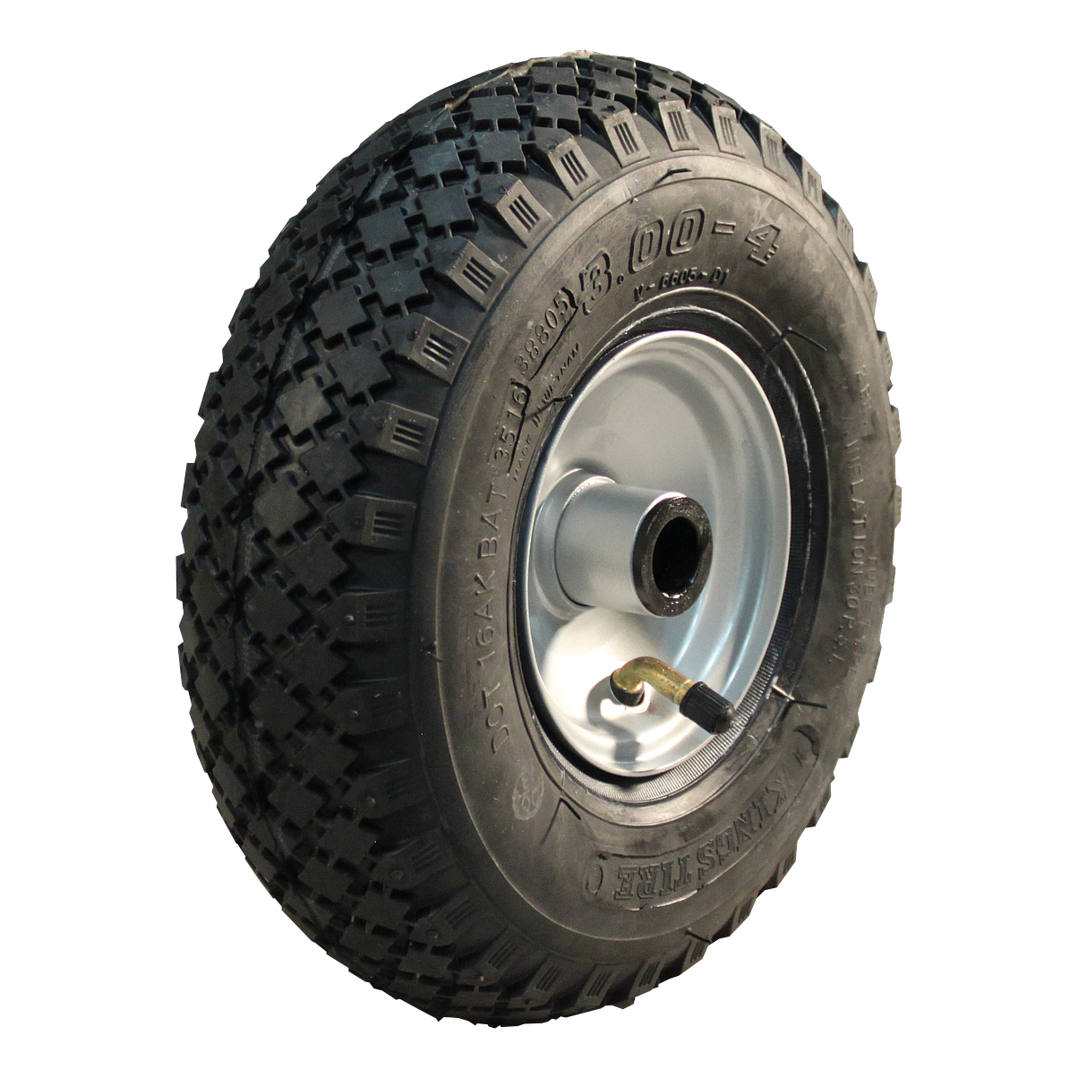 KINGS TIRE Komplettrad 3.00-4 V-6605 2PR + 2.10-4H2 ET0 Rollenlager Ø20 NL75 Stahl grau KINGS TIRE Komplettrad 3.00-4 V-6605 2PR + 2.10-4H2 ET0 Rollenlager Ø20 NL75 Stahl grau