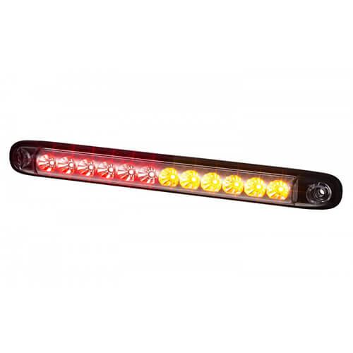 Tralert LED Kabel Rückleuchte universal 257 x 27 x 20mm Bremslicht Blinkleuchte    Rückleuchte  230mm IP68 12/24 V CE, ECE-R10 / R7 / R6 