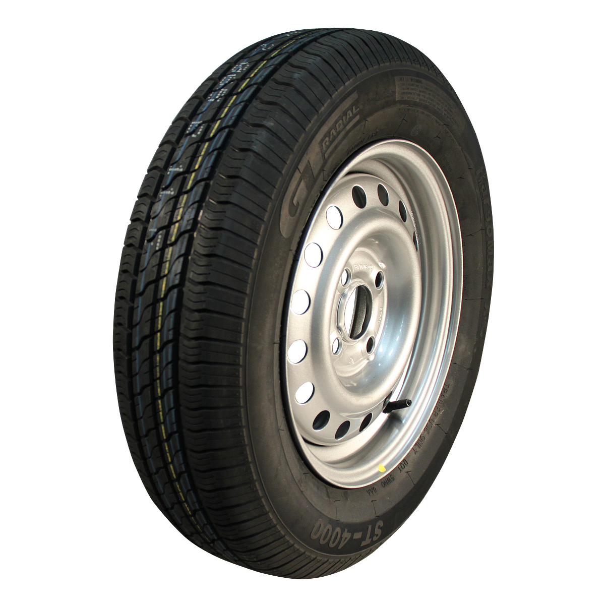 GT radial Komplettrad 155 R13 Kargomax XL ST-4000 M+S + 4½Jx13H2 ET30 57/100/4 84 N Stahl grau GT radial Komplettrad 155 R13 Kargomax XL ST-4000 M+S + 4½Jx13H2 ET30 57/100/4 84 N Stahl grau