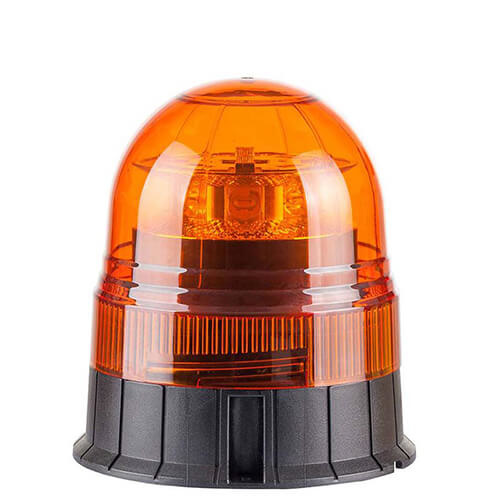 Tralert Rundumleuchte Drehstrahler orange 12/24 V Ø142 x 168 mm 20 cm Kabel IP56 8 x 3W High power LED's CE, ECE-R10 / R65