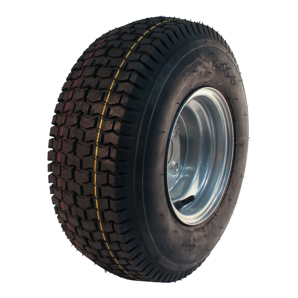 DURO Komplettrad 18x6.50-8 HF-224 4PR + 5.50x8H2 ET0 60/100/4 A3 Stahl grau