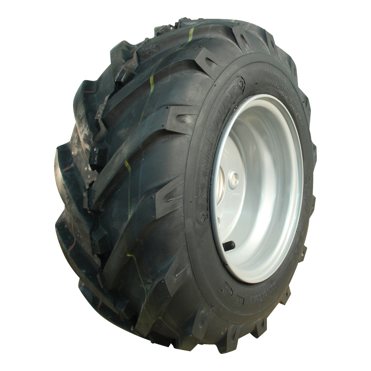 KINGS TIRE Komplettrad 16x6.50-8 V-8501 4PR + 5.50x8H2 ET0 60/100/4 64 A4 Stahl grau links