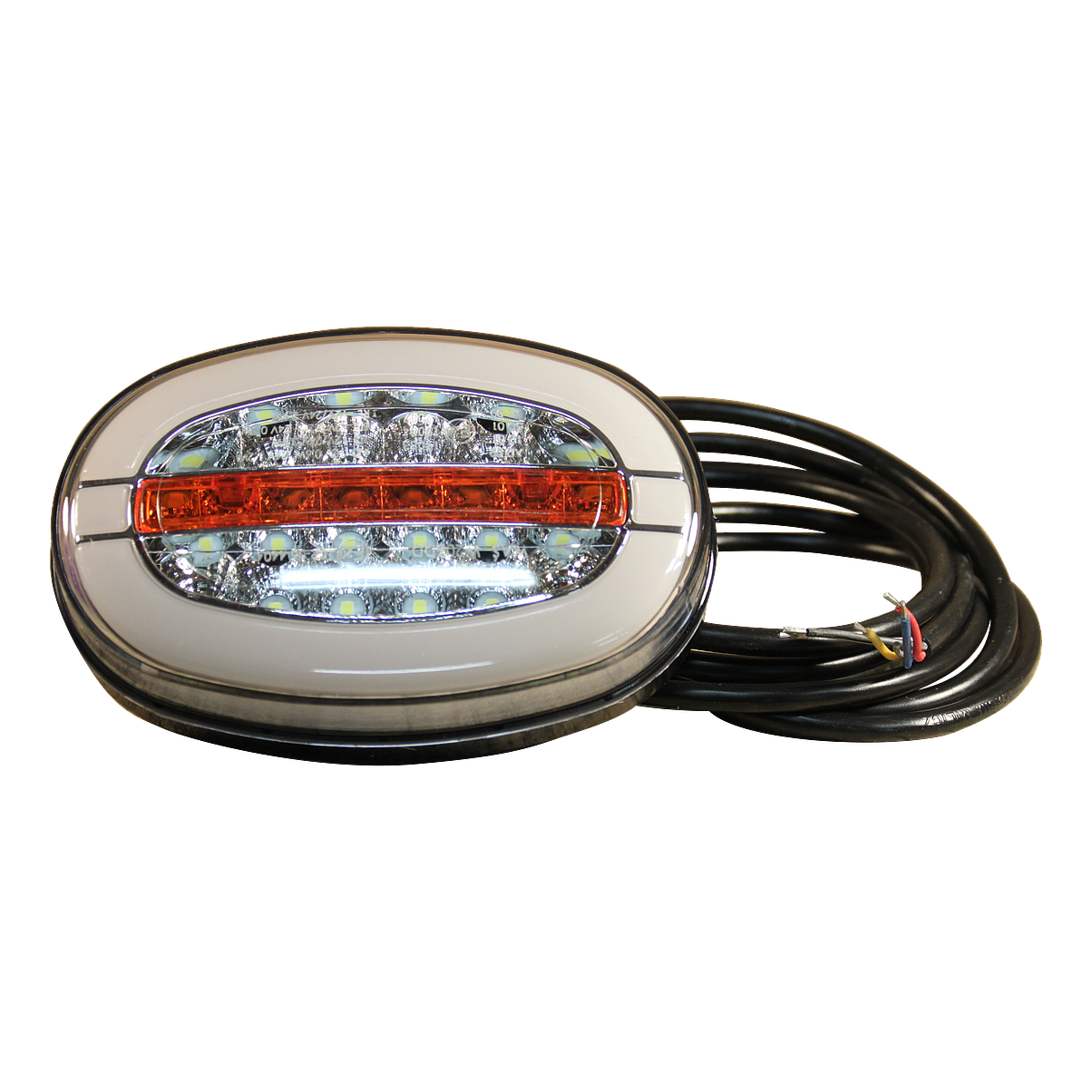 WAS vordere Positionsleuchte multifunktional W206DD 200cm YLY-S 5x0,5mm2 Schraubbefestigung 12-24V