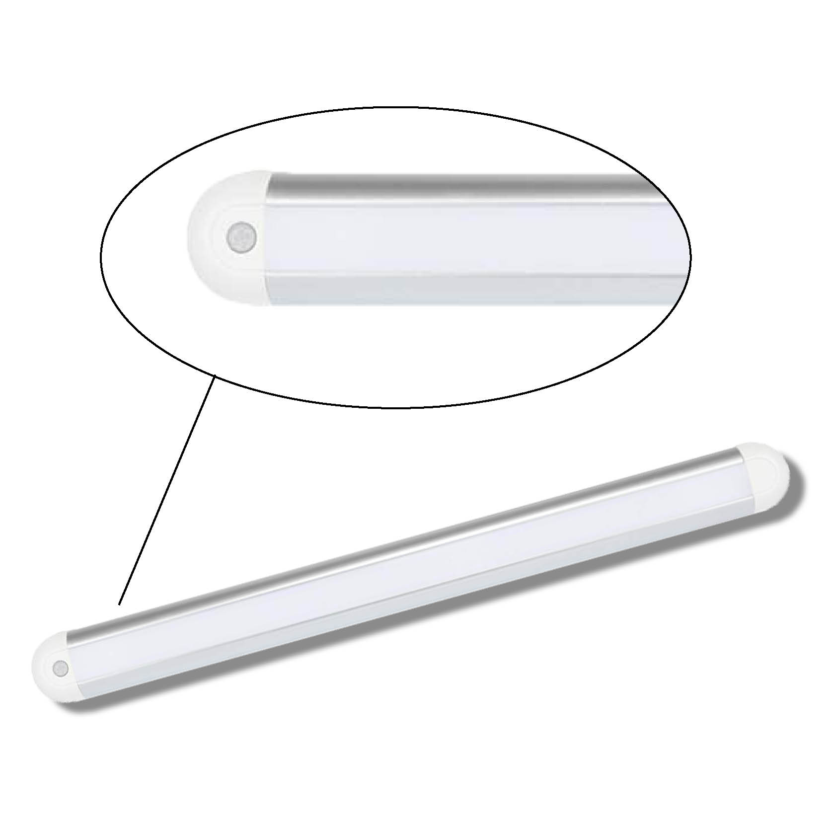 Tralert Innenleuchte LED BS-2068 Kabel offenes Ende mit Bewegungssensor 50cm Tralert Innenleuchte LED BS-2068 Kabel offenes Ende mit Bewegungssensor 50cm