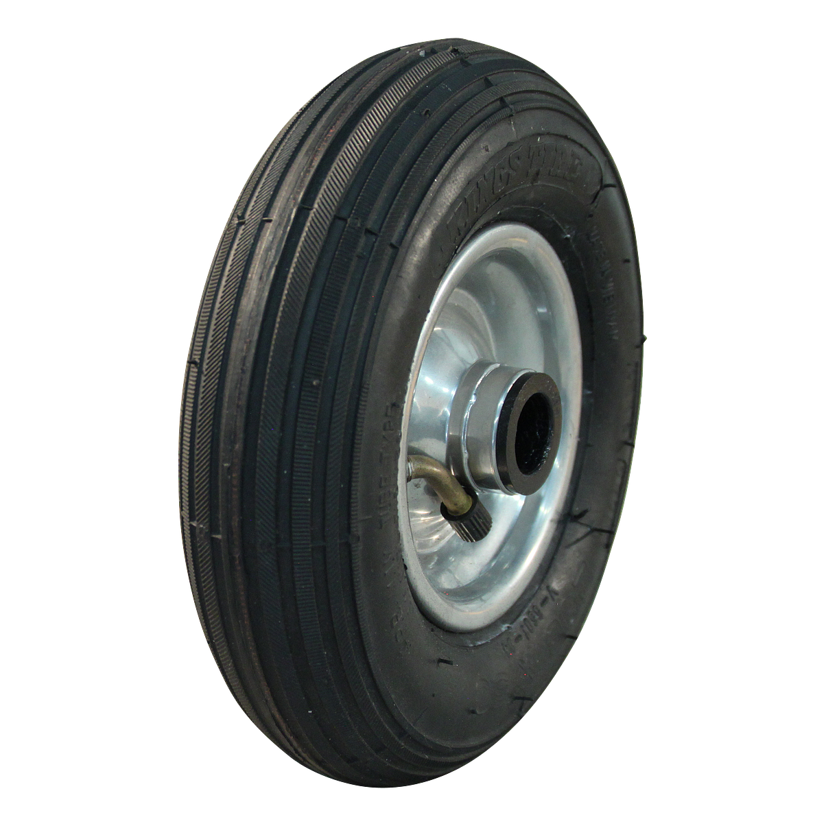 KINGS TIRE Komplettrad 200x50 V-5501 4PR + 1.25x3.8  (200x50) ET0 NL60 Stahl grau