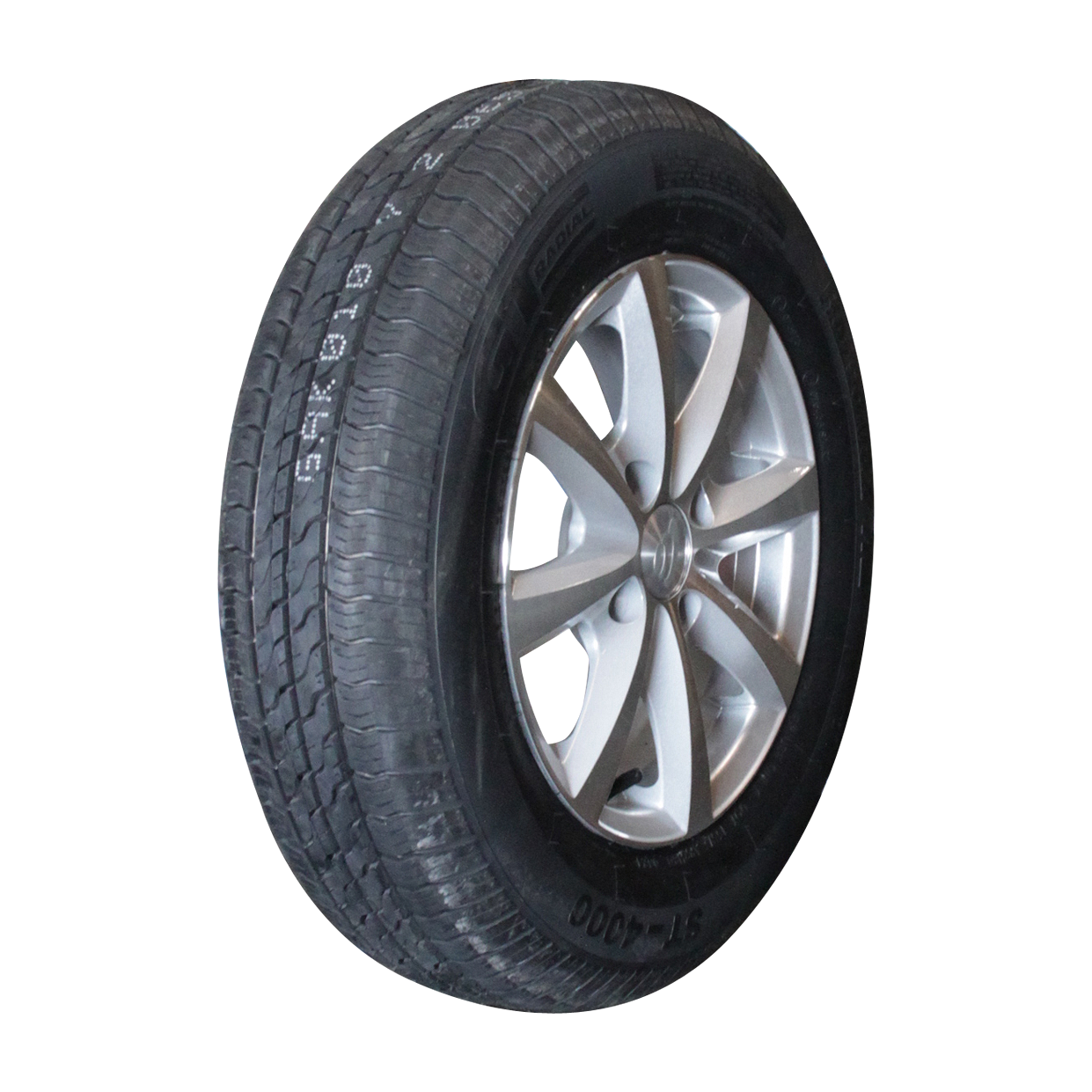 GT radial Komplettrad 155 R13 Kargomax XL ST-4000 M+S + 5Jx13H2 ET30 57/100/4 84 N Leichtmetall grau