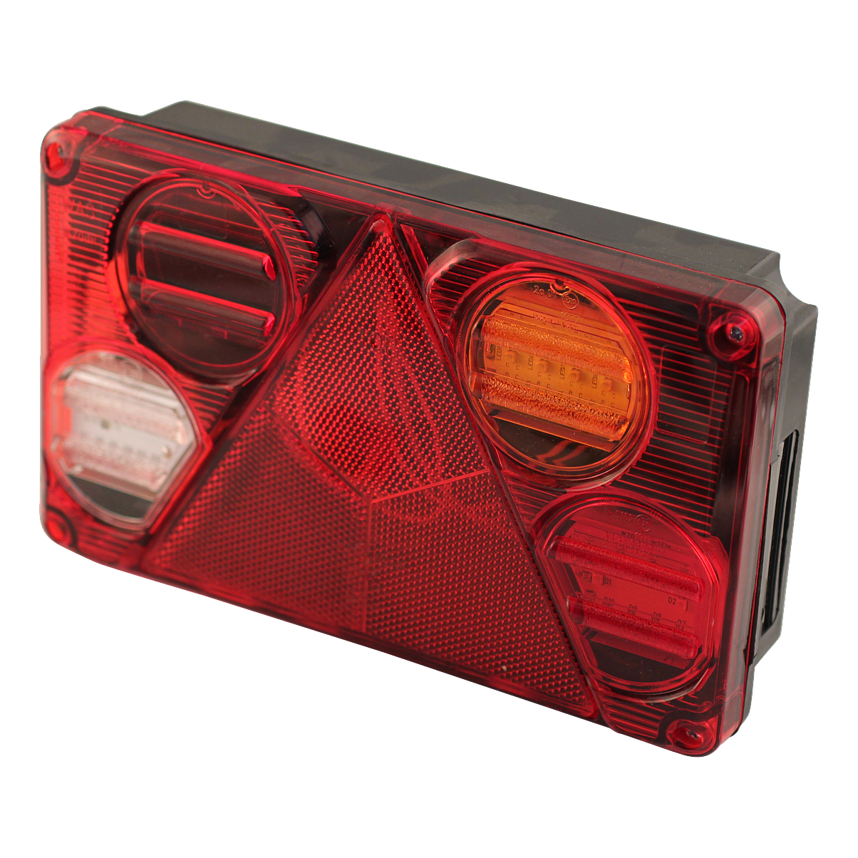 WAS Rückleuchte 395 , LED 12V - 24V , rechts 5 PINs Bajonett