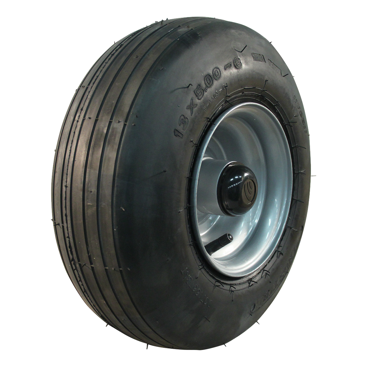 KINGS TIRE Komplettrad 13x5.00-6 V-3503 4PR + 4.50Ax6 ET0 NL88 52 A3 Stahl grau
