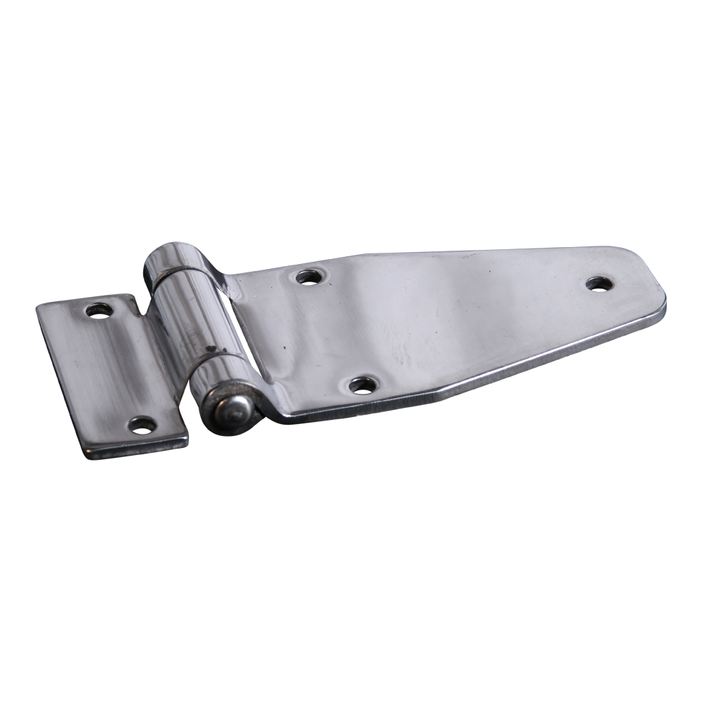 Novio Möbelwagenscharnier, mit Lochraster 61 x 149mm Scharnierblatt Edelstahl Novio Möbelwagenscharnier, mit Lochraster 61 x 149mm Scharnierblatt Edelstahl