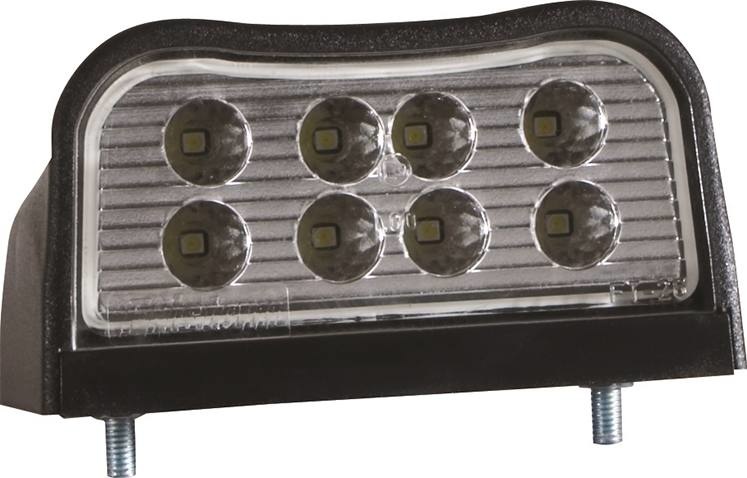 Fristom Kennzeichenleuchte LED 12/24 V 100 x 55 x 55mm Gleitender Stecker 70mm  CE, ECE-R10 / R7 / R4 weiß Fristom Kennzeichenleuchte LED 12/24 V 100 x 55 x 55mm Gleitender Stecker 70mm  CE, ECE-R10 / R7 / R4 weiß