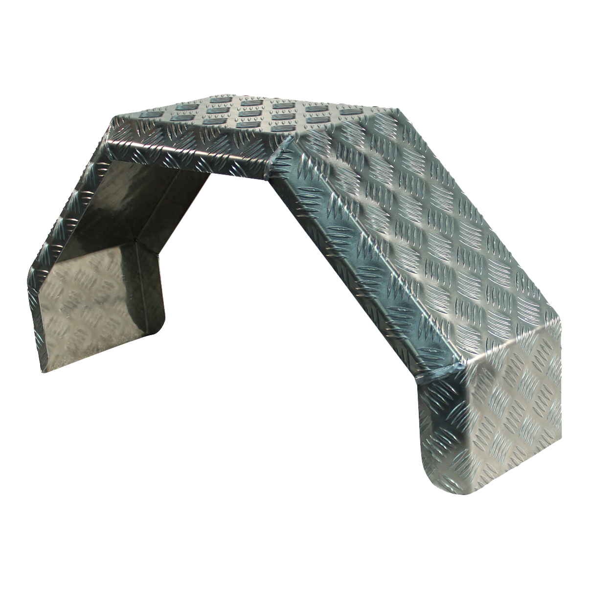 De Haan Kotflügel einzelachse Aluminium 230mm x 800mm