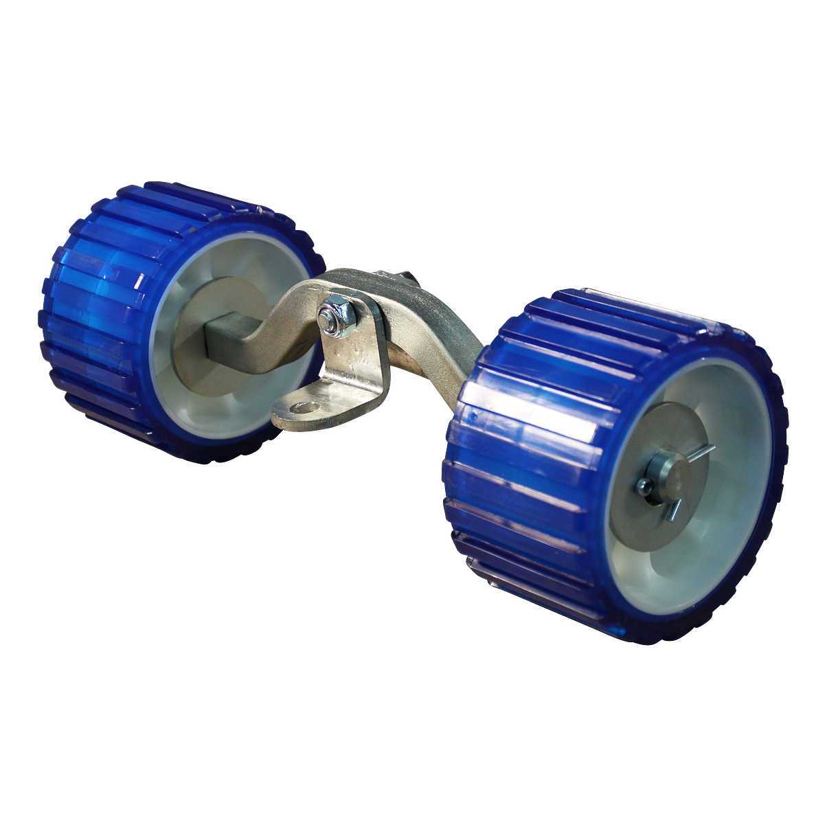 Knott Kimmrolle set+stütze blau