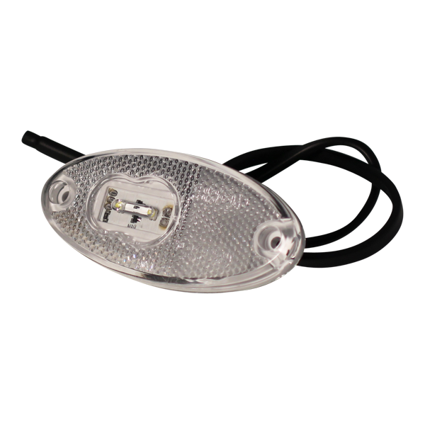 WAS Positionsleuchte 309 , DC kabel 500mm. 2x0,75mm²