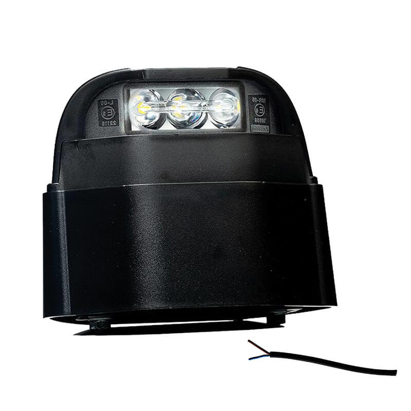 Fristom Kennzeichenleuchte LED 12/24v 120,3 x 57 x 97mm 50cm Kabel 72mm  CE, ECE-R10 / R4 