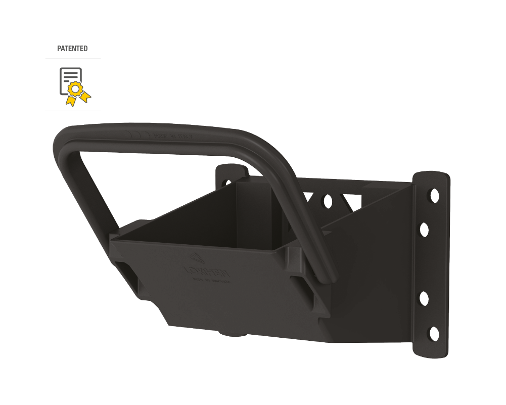 Lokhen Halter für Unterlegkeil NG 36 kunststoff, schwarz