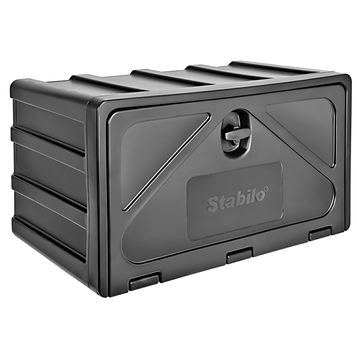 Stabilo Deichselbox Kunststoff, Stabilo®-box 800, Drehriegel mit Schloss 800x450x450mm