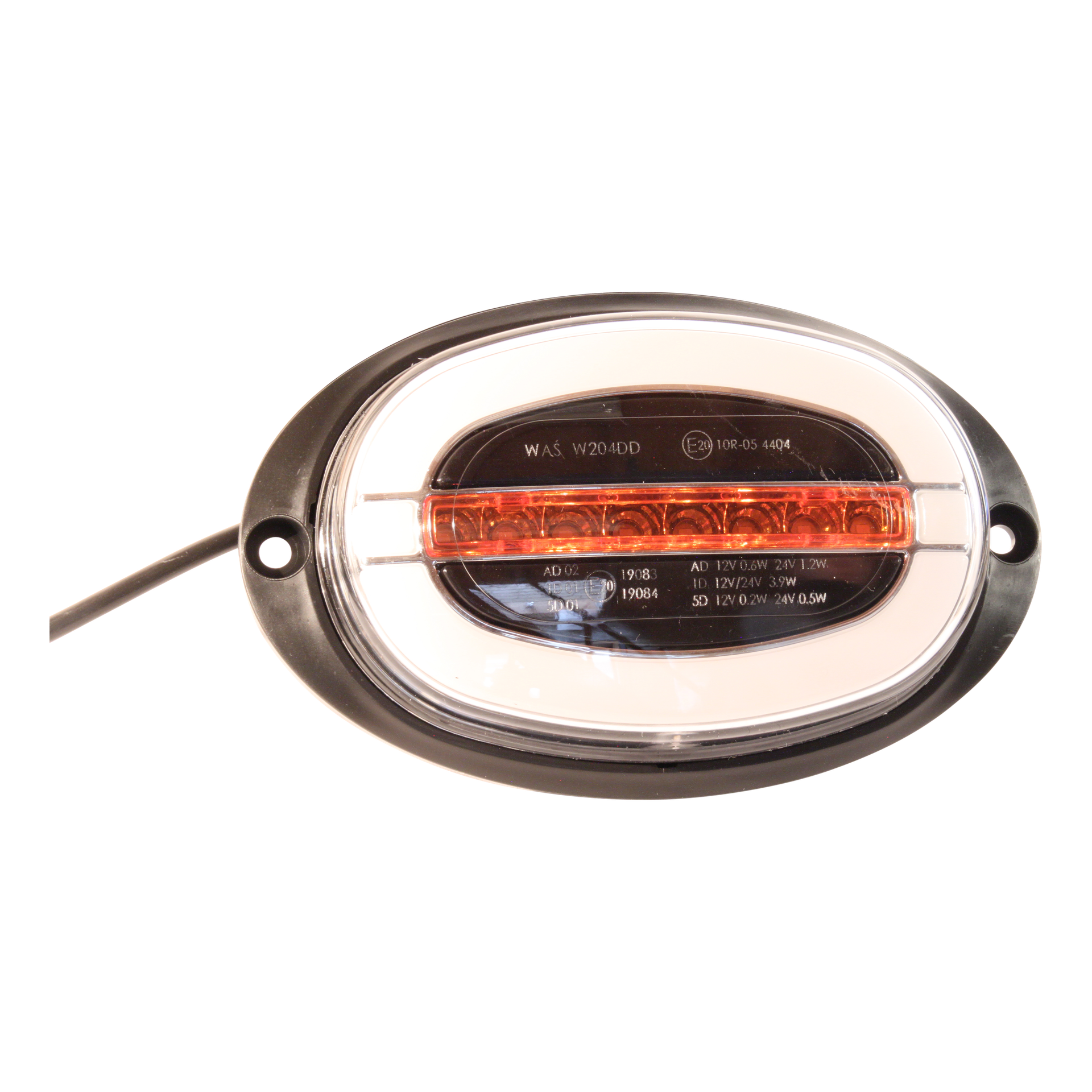 WAS vordere Positionsleuchte multifunktional W204DD 200cm YLY-S 3x0,5mm2 Schraubbefestigung 12-24V
