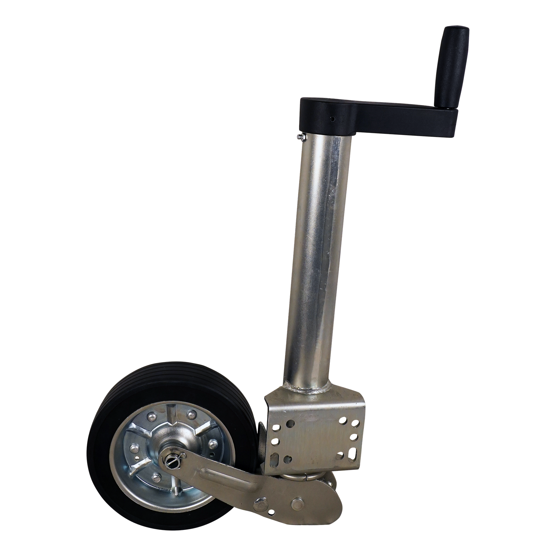 Novio Stützrad automatisch klappbar 225x64mm Kunststoff Kurbel Ø60