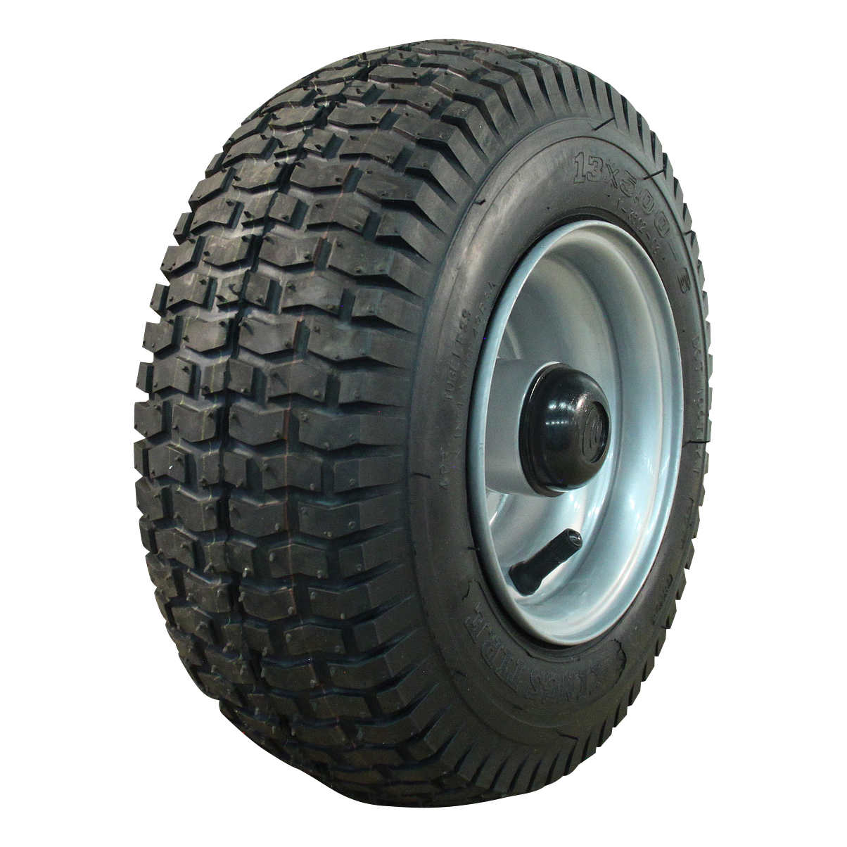 KINGS TIRE Komplettrad 13x5.00-6 V-3502 4PR + 4.50Ax6 ET0 NL88 50 A6 Stahl grau
