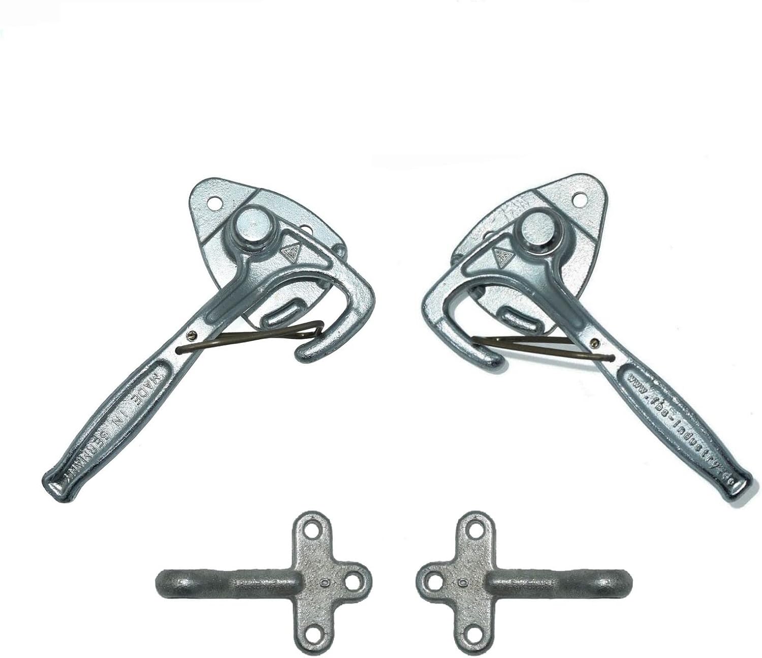 Winkelhebel-/ Bordwandverschluss Set links & rechts Gr. 0 mit Einfallösen