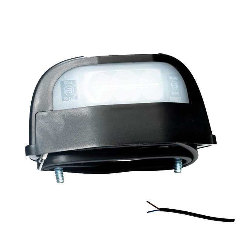 Fristom Kennzeichenleuchte LED 12/24v 112,3 x 57 x 97mm 50cm Kabel 45 of 72mm  CE, ECE-R10 / R4  Fristom Kennzeichenleuchte LED 12/24v 112,3 x 57 x 97mm 50cm Kabel 45 of 72mm  CE, ECE-R10 / R4