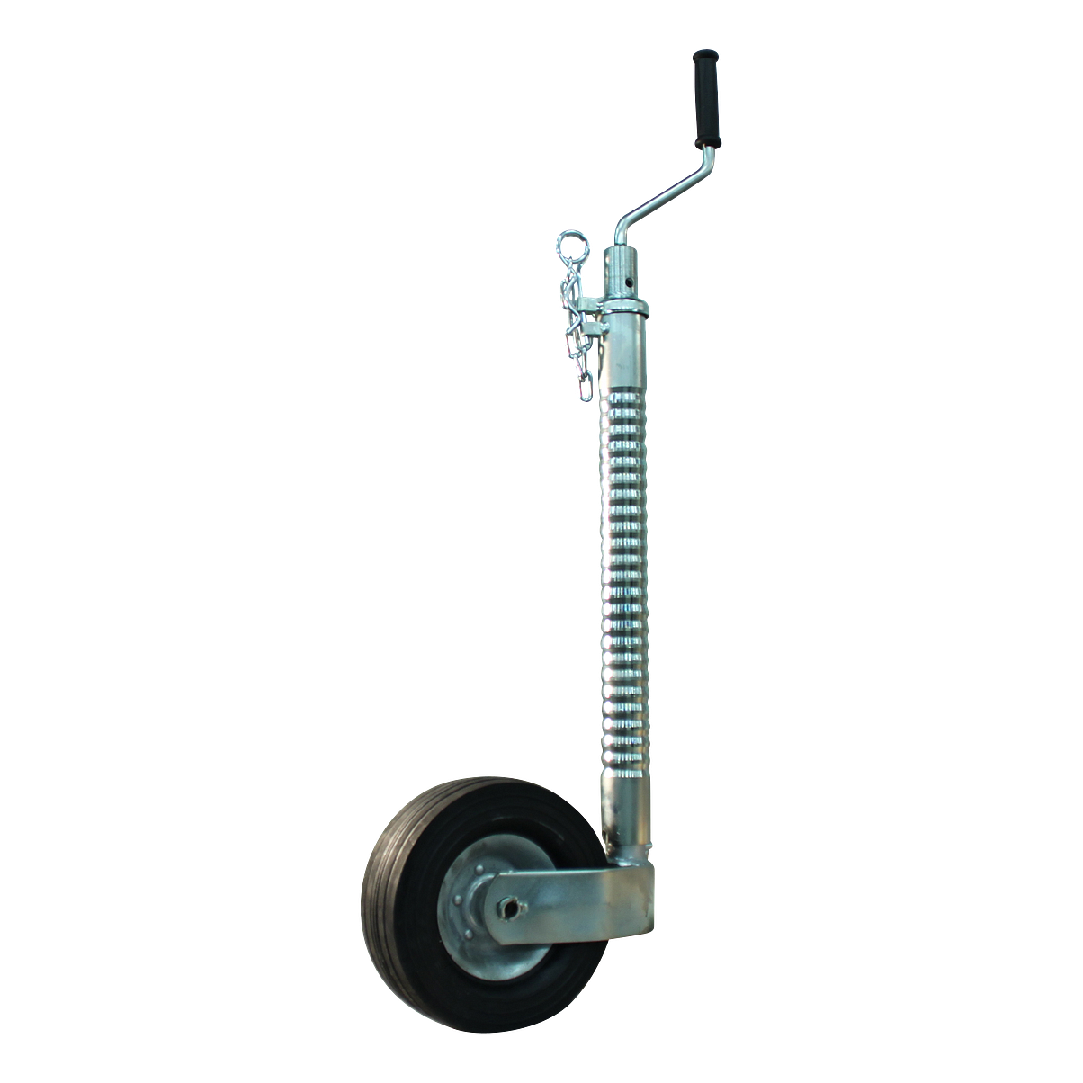 Knott Stützrad geripped Ø48mm 220x70mm Stahlrad
