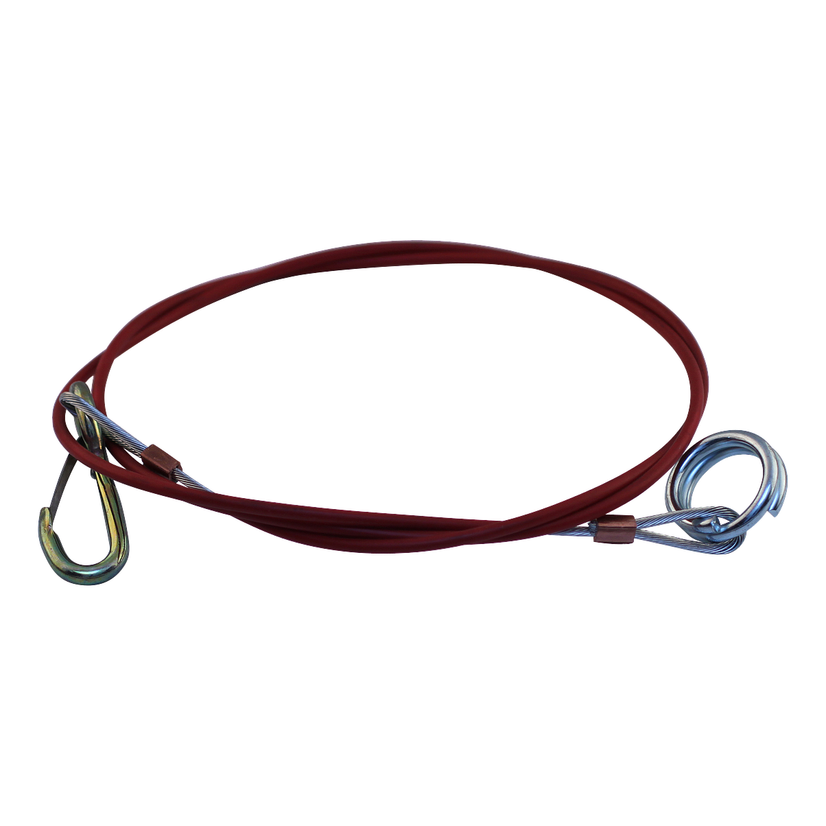 Knott Abreißseil 1400mm rot mit Ring
