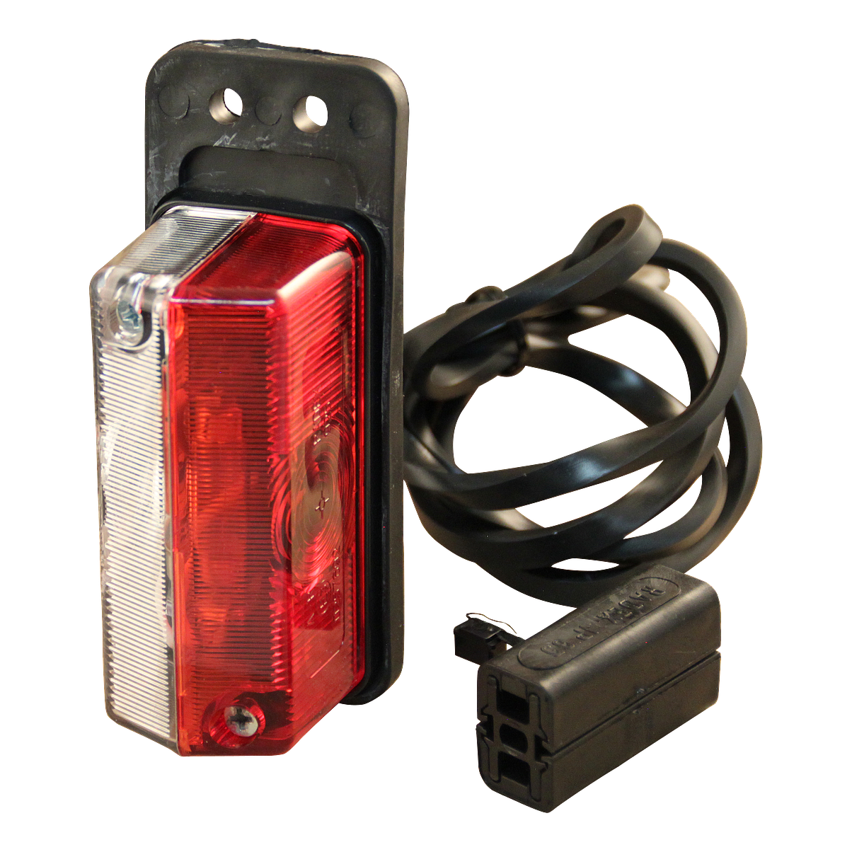 Radex Umrissleuchte 925/1 rot / weiß mit Halter Kabel 1000mm mit quick connector