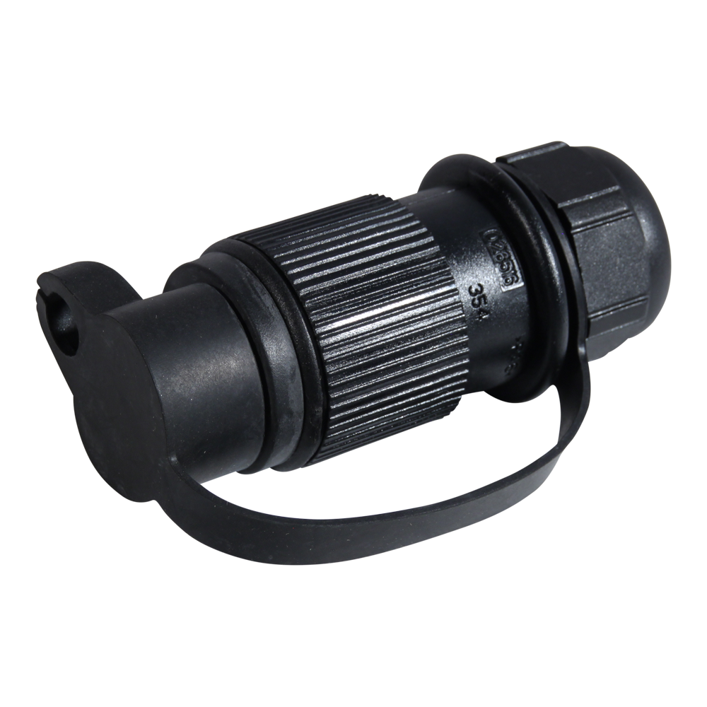 Aspöck Stecker 3-polig kunststoff, 12V