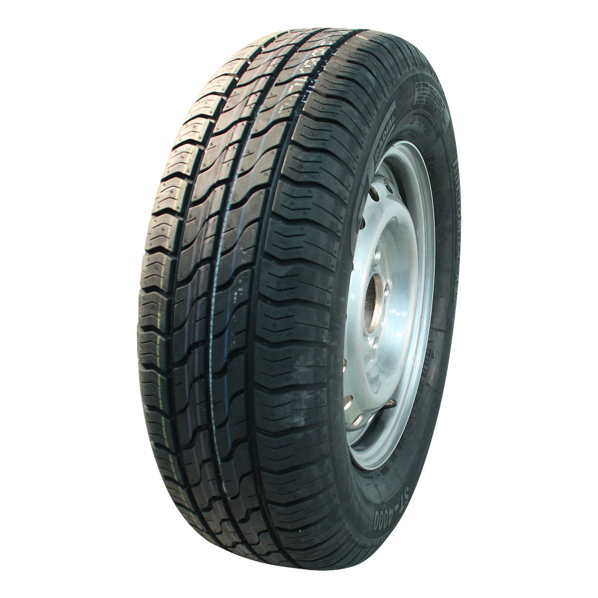 GT radial Komplettrad 145/80 R13 Kargomax ST-4000 M+S + 4Jx13H2 ET30 57/100/4 79 N Stahl grau
