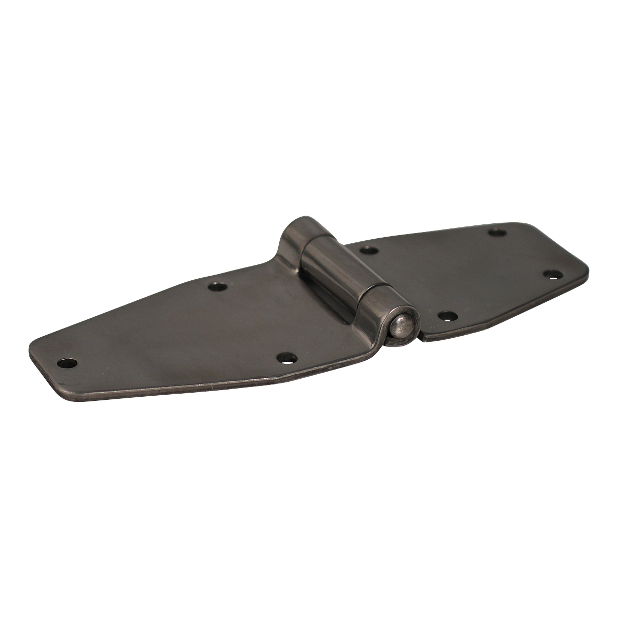 Novio Möbelwagenscharnier, mit Lochraster 60 x 209mm Scharnierblatt Edelstahl Novio Möbelwagenscharnier, mit Lochraster 60 x 209mm Scharnierblatt Edelstahl