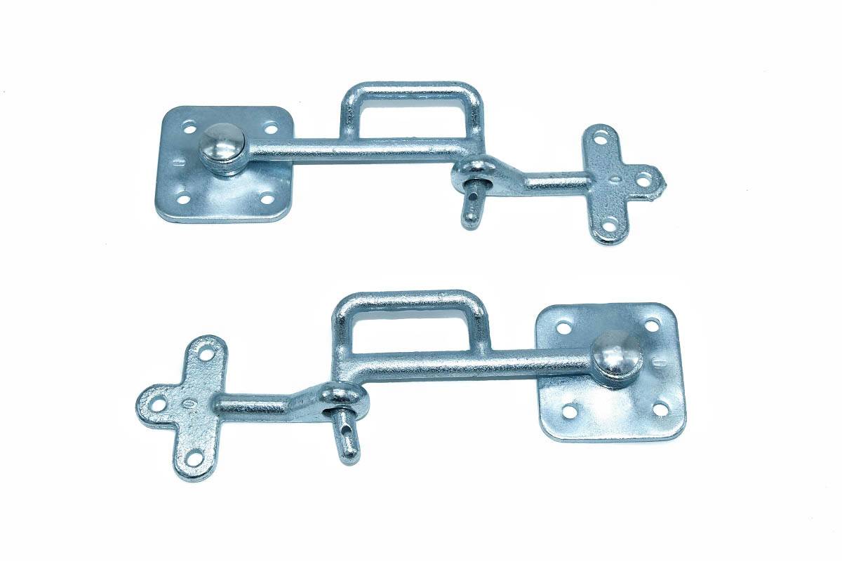Bordwandverschluss Bügelverschluss Set Gr. 0 links & rechts mit Einfallösen Bordwandverschluss Bügelverschluss Set Gr. 0 links & rechts mit Einfallösen