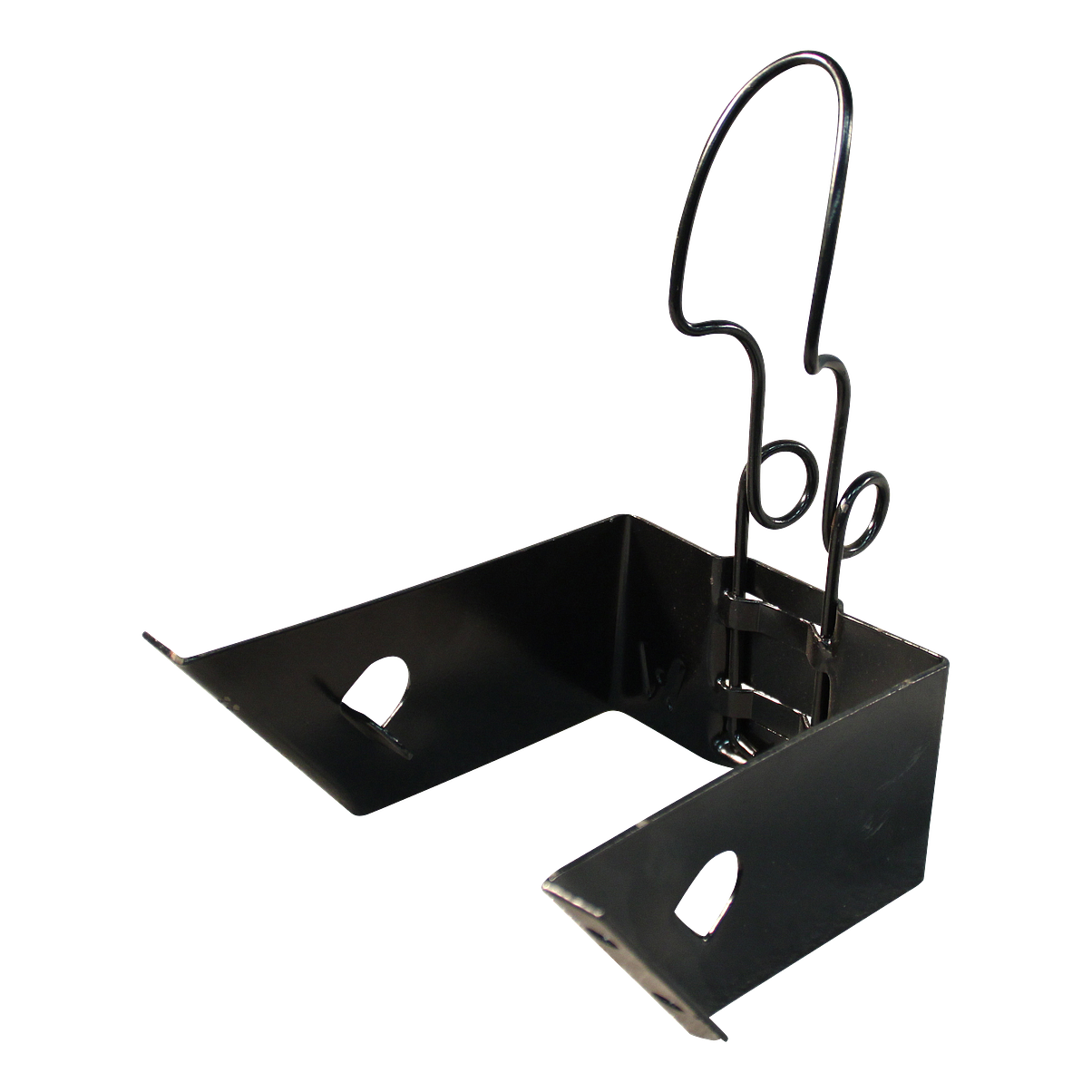 Novio Halter für Unterlegkeil Pulverbeschichtet	 schwarz