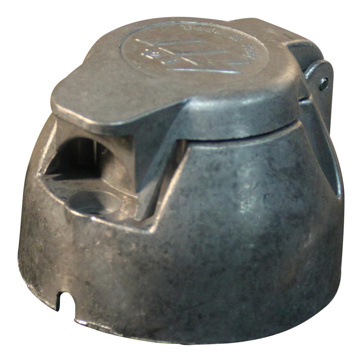 Menbers Steckdose 7-polig Aluminium