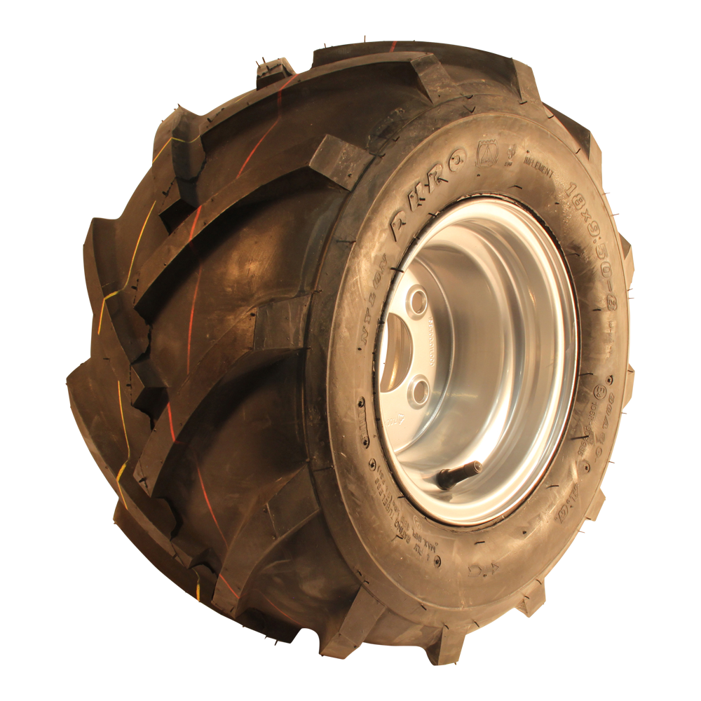 DURO Komplettrad 21x11.00-8 HF-255 4PR + 7.00Bx8H2 ET-2 60/100/4 A3 Stahl grau rechts