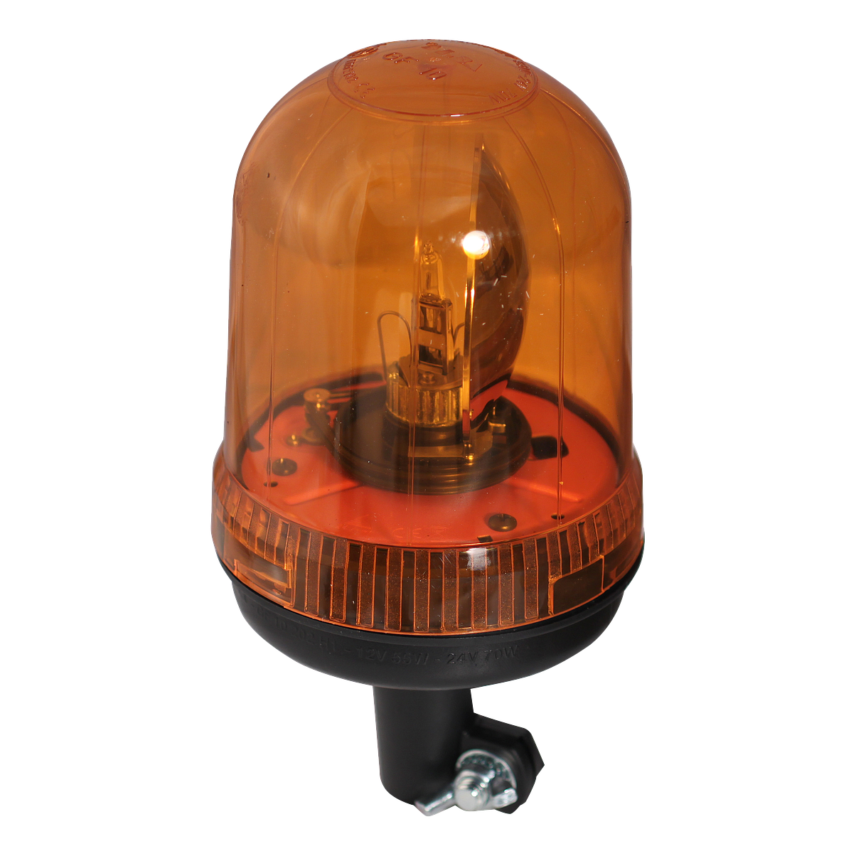 AJ.BA Rundumleuchte Drehstrahler Halogen 12V 55W Steckbefestigung, flexibelen Fuss