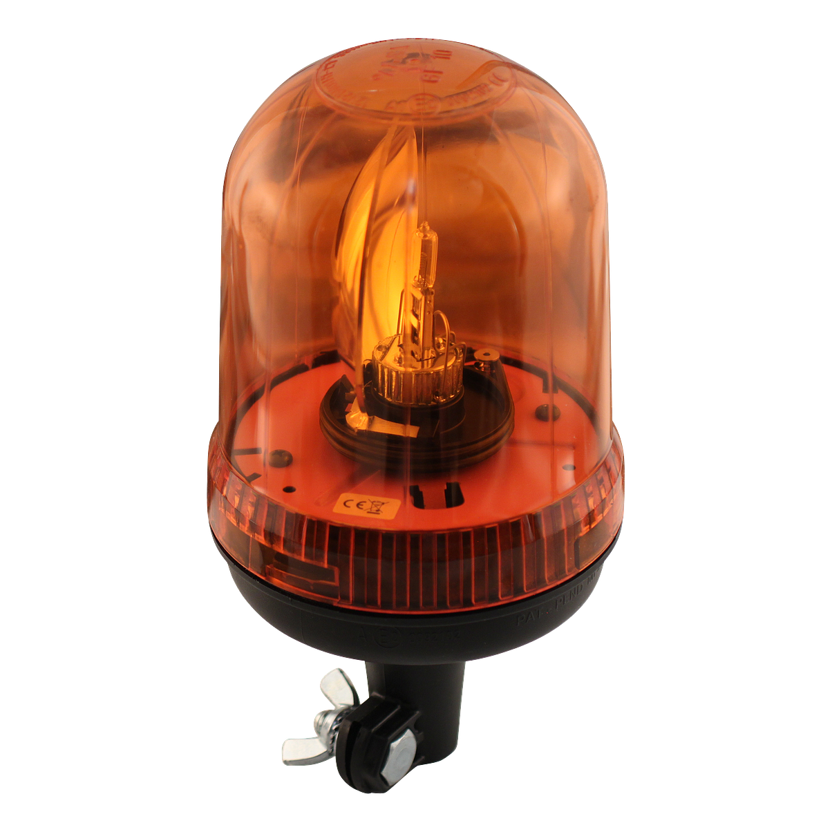 AJ.BA Rundumleuchte Drehstrahler Halogen 24V 70W orange Steckbefestigung