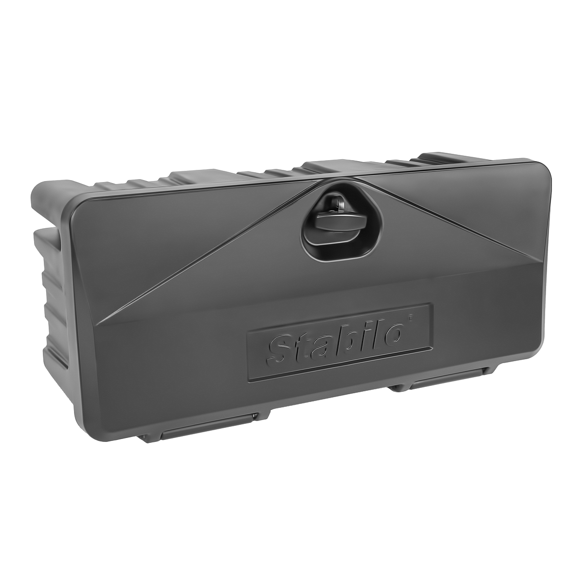 Stabilo Deichselbox Kunststoff, Stabilo®-box 750, Drehriegel mit Schloss 750x340x300mm Stabilo Deichselbox Kunststoff, Stabilo®-box 750, Drehriegel mit Schloss 750x340x300mm