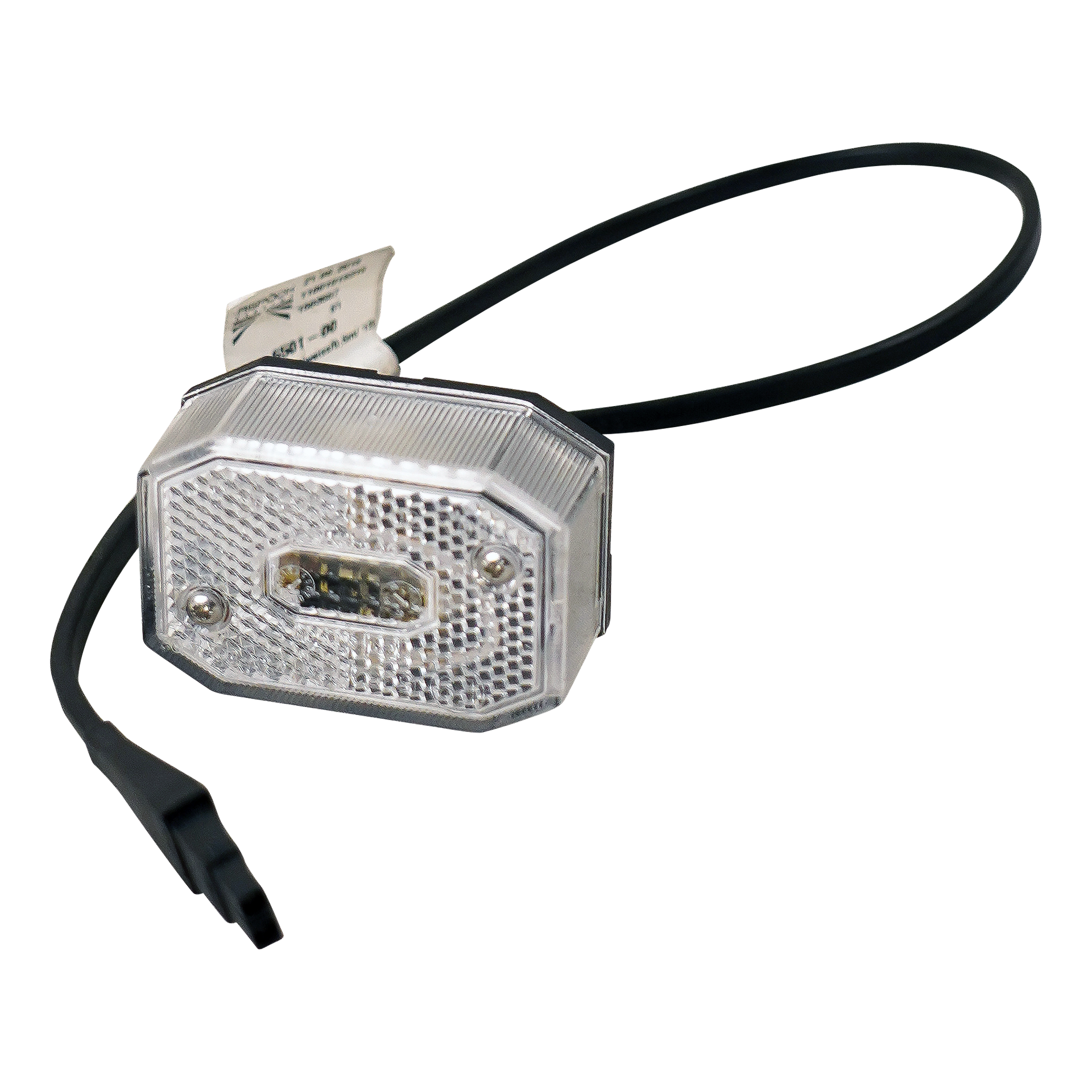 Aspöck Flexipoint weiß, Stecker 2-polig. Leitungslänge 50cm