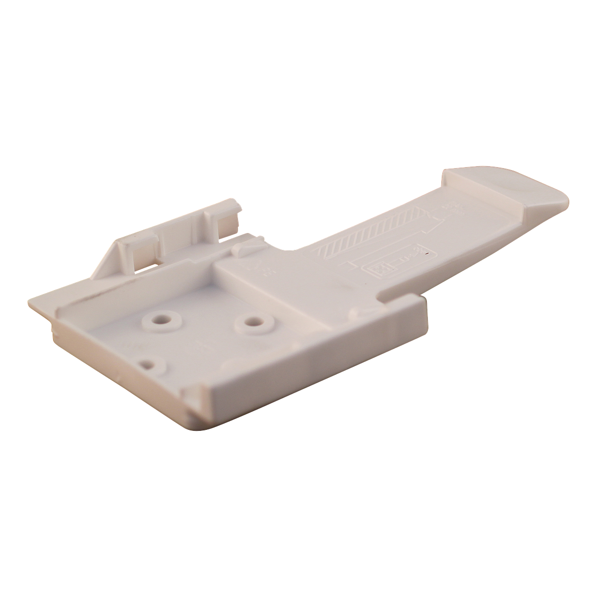 Novio Halter für Unterlegkeil kunststoff, weiß