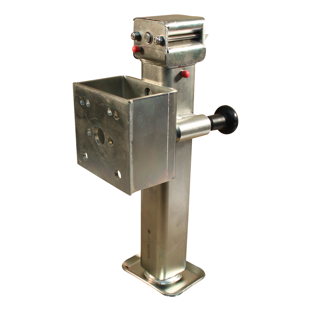 Knott Stützfuss klappverrieglung D85 mit sechseckigem SW19 ⧄60mm 1300kg glanz verzinkt 255mm 416mm