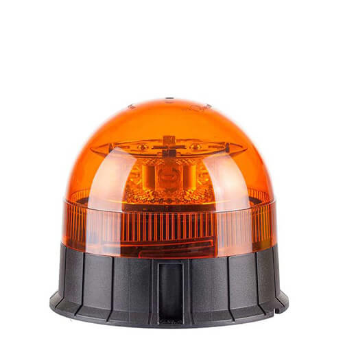 Tralert Rundumleuchte Drehstrahler orange 12/24 V Ø142 x 134 mm 20 cm Kabel IP56 16 x 3W High power LED's CE, ECE-R10 / R65