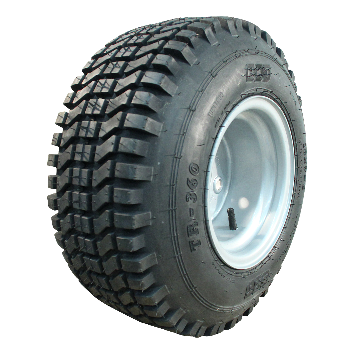 BKT Komplettrad 18x7.00-8 TR-360 6PR + 5.50x8H2 ET0 60/100/4 76 A6 Stahl grau BKT Komplettrad 18x7.00-8 TR-360 6PR + 5.50x8H2 ET0 60/100/4 76 A6 Stahl grau
