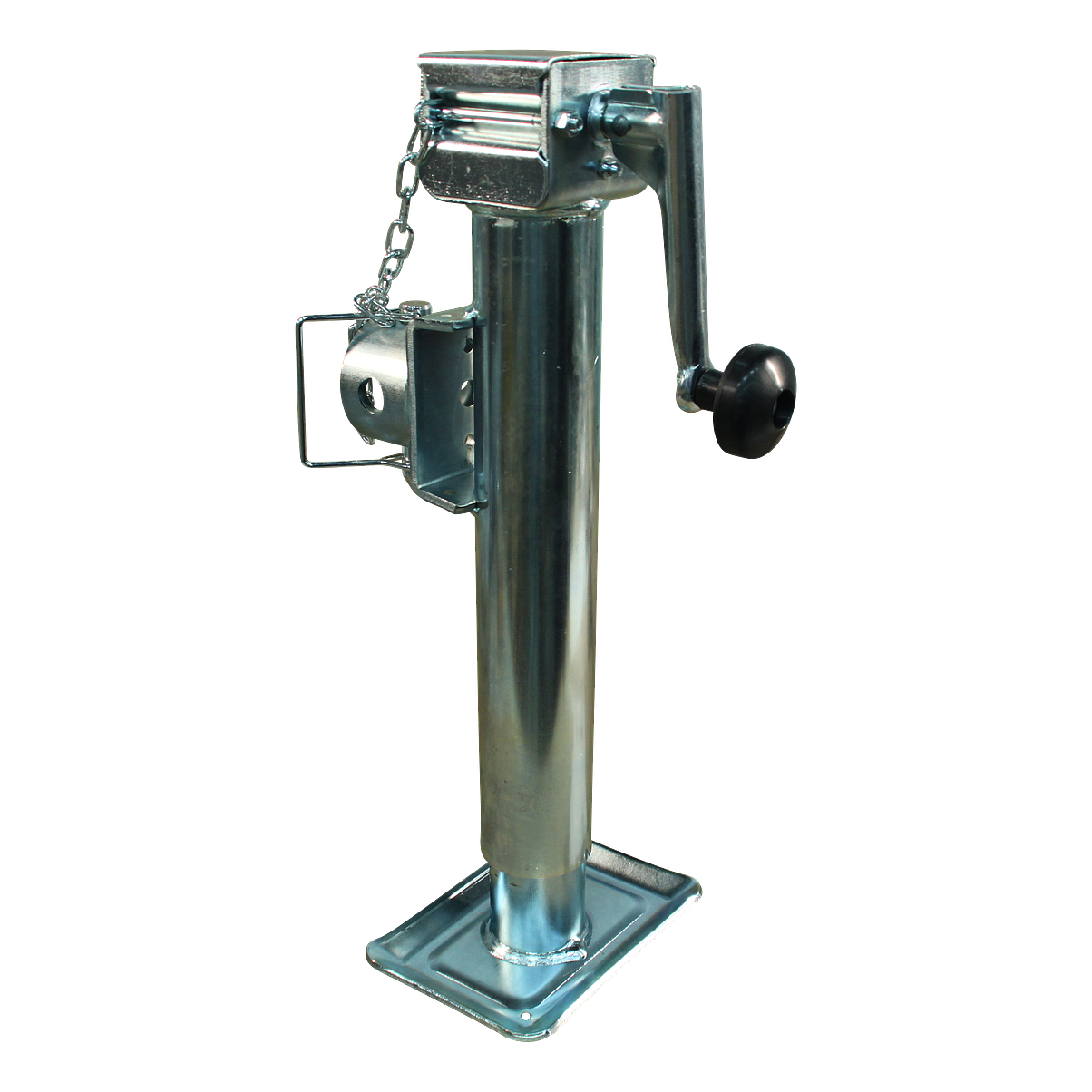 Simol Stützfuss klappverrieglung LR Ø57mm 1300kg glanz verzinkt 250mm 430mm