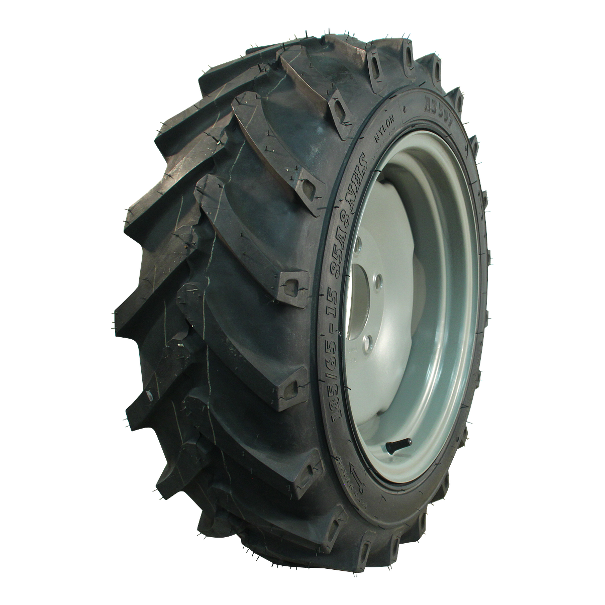BKT Komplettrad 185/65-15 AS-507 4PR + 7Jx15 ET0 94/140/5 85 A8 Stahl grau rechts